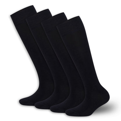 Women’s Bamboo Knee-High Socks 4-Pack – Soft &amp; Breathable