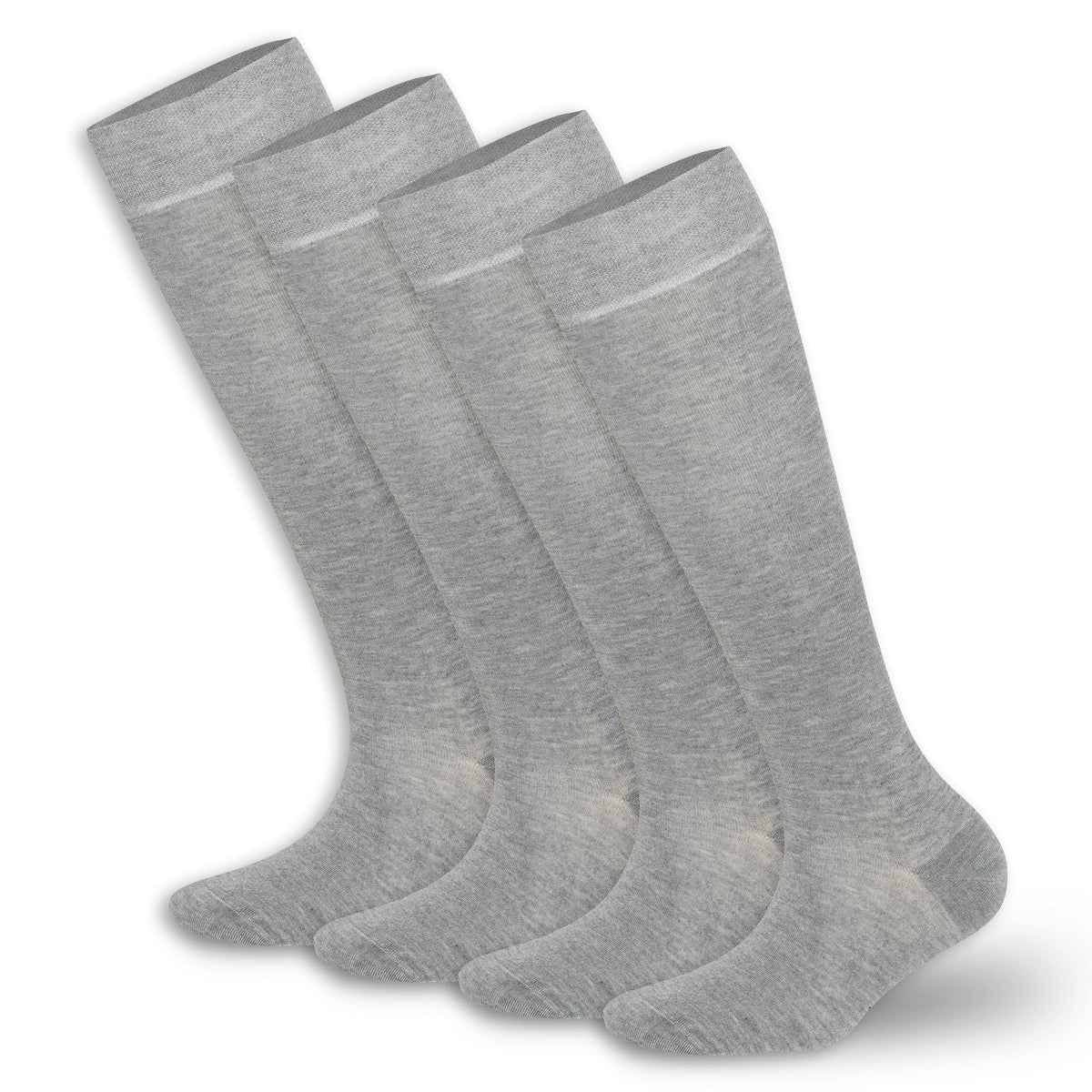 Women’s Bamboo Knee-High Socks 4-Pack – Soft &amp; Breathable