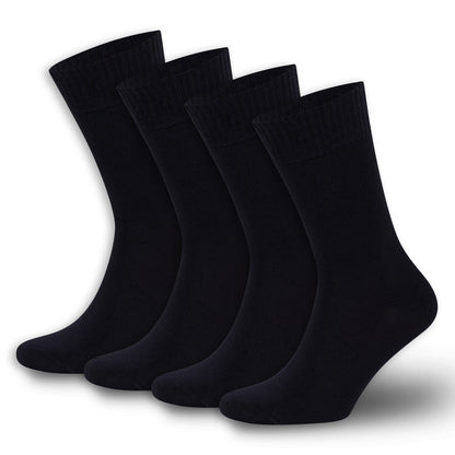 Men’s &amp; Women’s Bamboo Diabetic Crew Socks 4-Pack