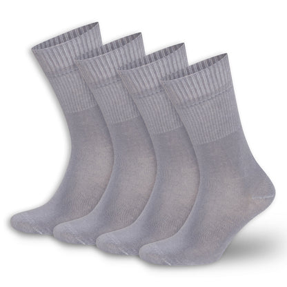 Men’s &amp; Women’s Bamboo Diabetic Crew Socks 4-Pack