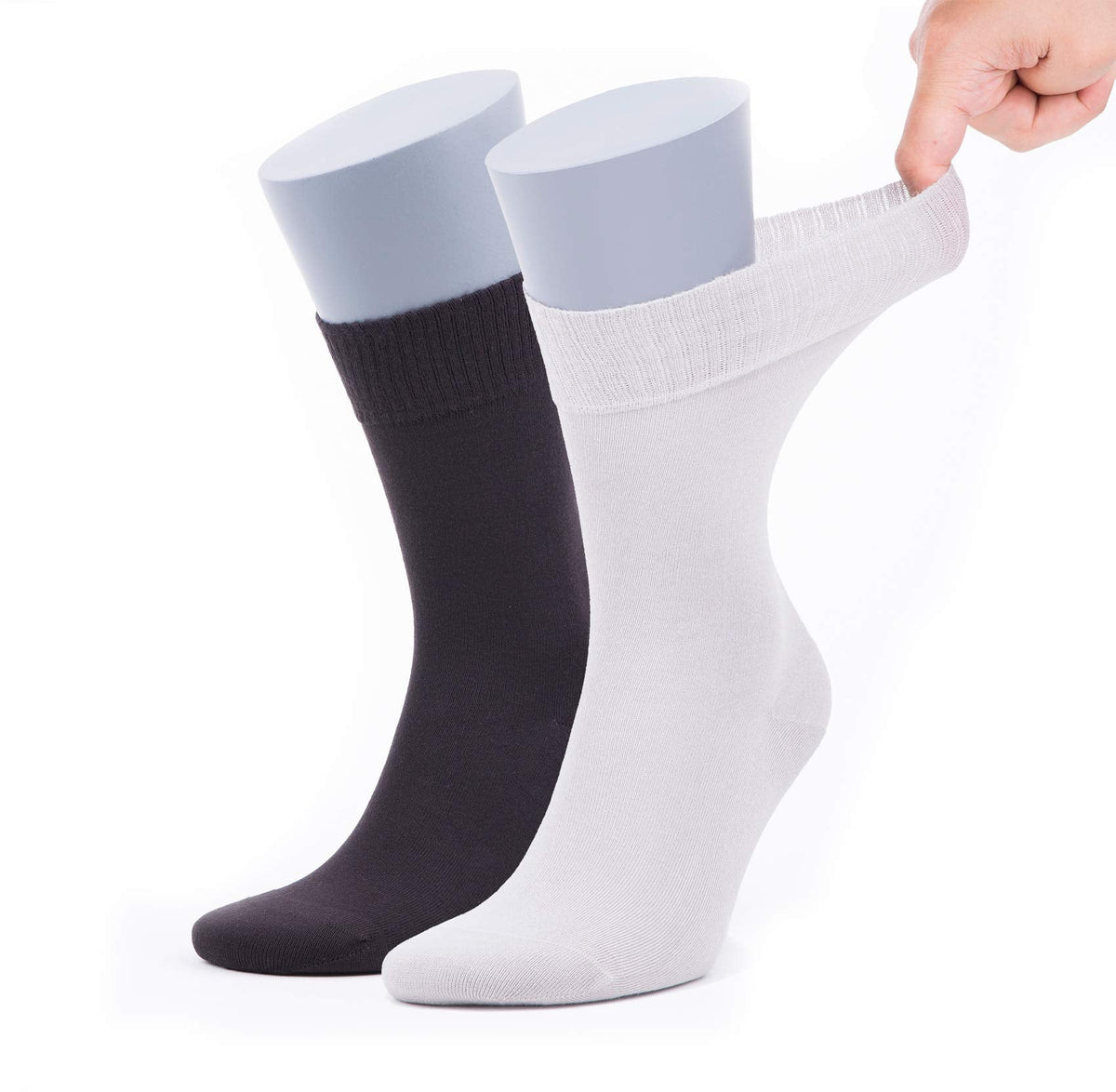 Men’s Bamboo Diabetic Socks 2-Pack - Ultra Thin