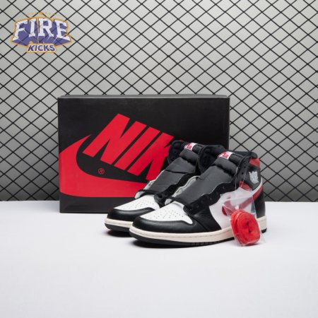 Jordan 1 Retro High Black Gym Red Men's