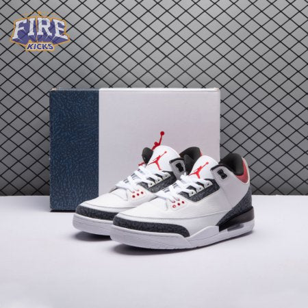 Air Jordan 3 Retro Denim SE 'Fire Red' Men's