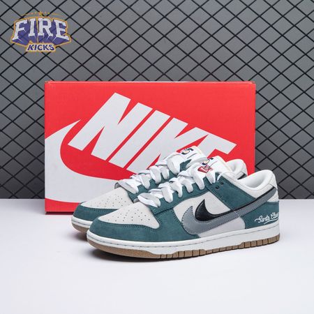 Nike SB Dunk Low Grey Green Black DO9457-110 Unisex