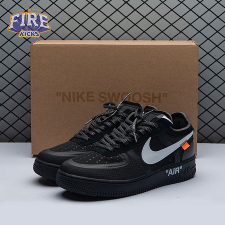 Nike Air Force 1 Low Off-White Black White AO4606 001 Unisex