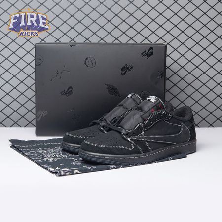 Jordan 1 Retro Low OG SP Travis Scott Black Phantom Unisex