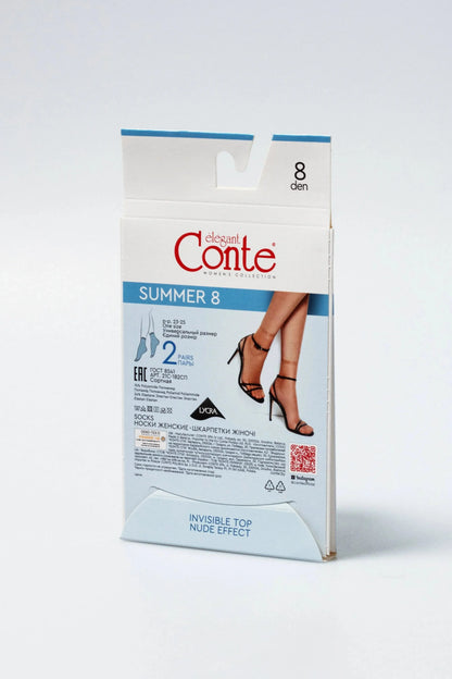 Socks Conte Summer 8 Den (2 pairs)