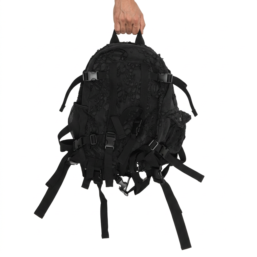 BL BURNEDWEB PARACHUTE BAG WITH METALWEB STRAPS