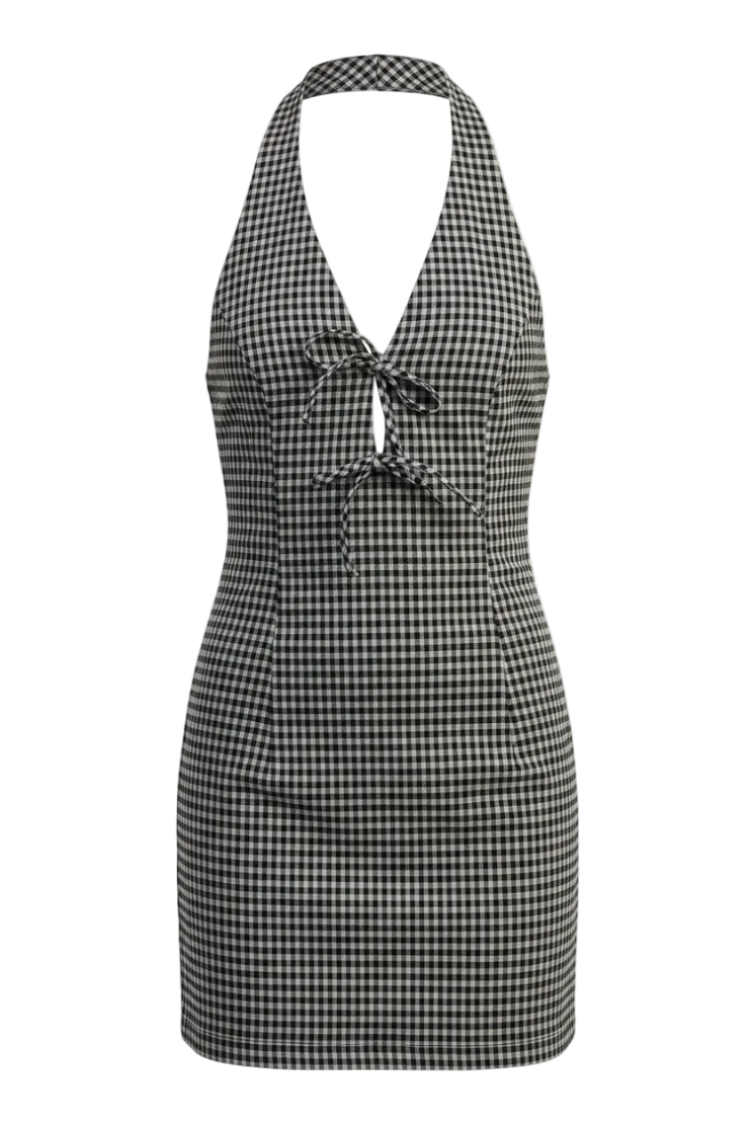 Lucienne Halter Mini Dress