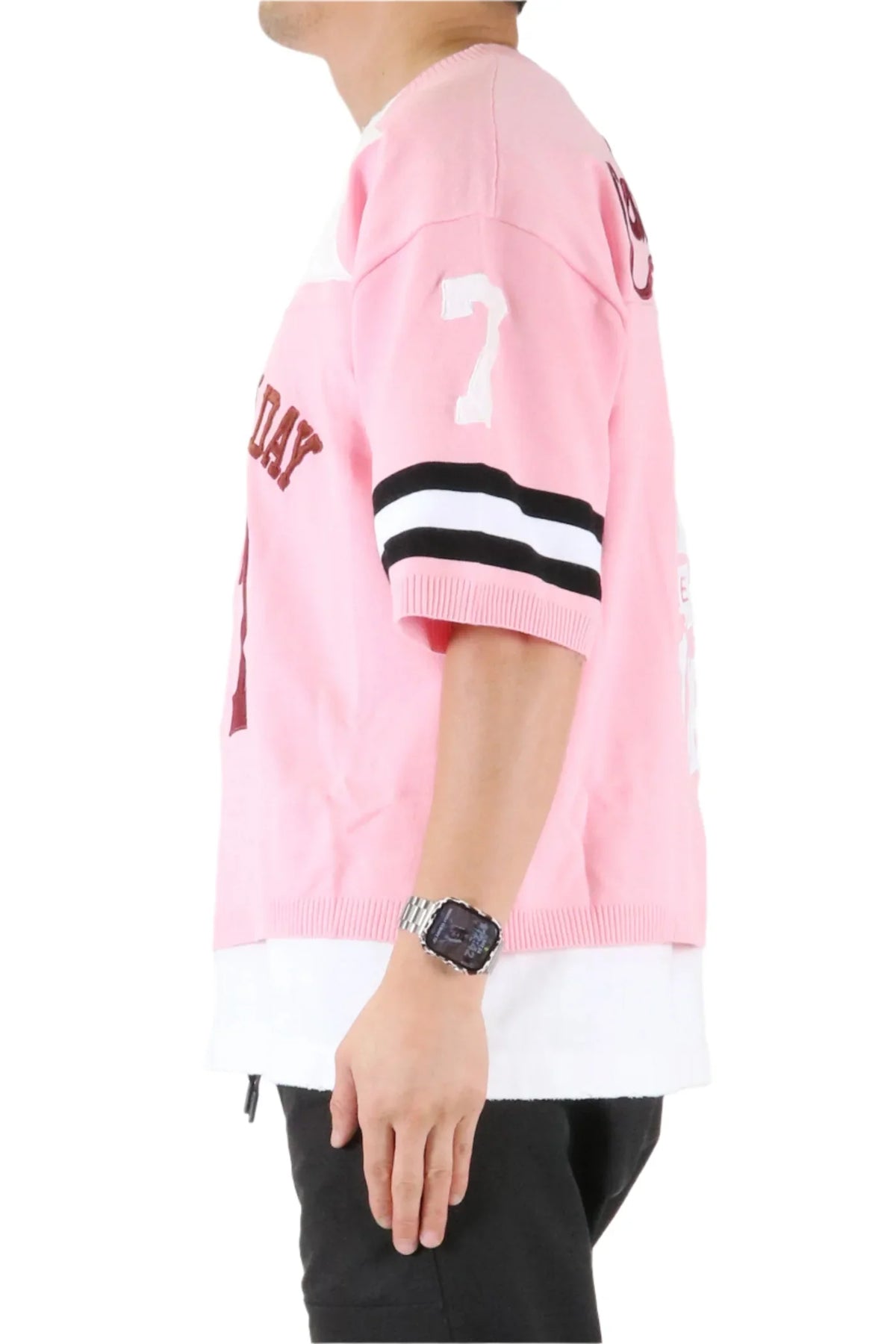 CREPE Crop Top Light Sweater Jersey