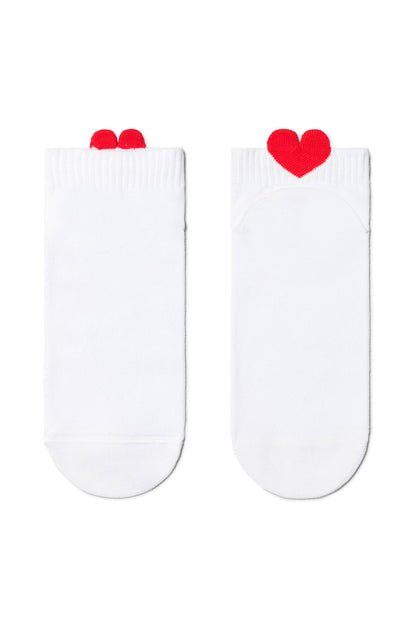 Cotton Ankle Socks Conte Active - 221 Picot Heart