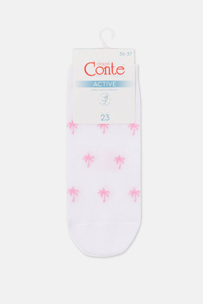 Cotton Ankle Socks Conte Active - 589 Palm Trees