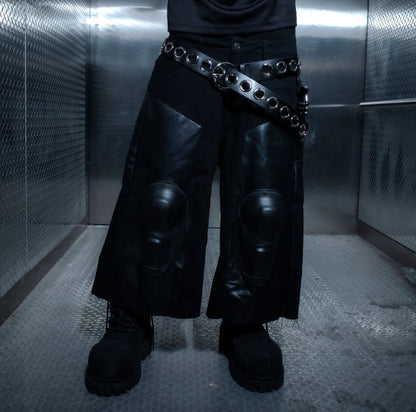 BL NOCTURNE LEATHER 3/4TH CAPRI PADDED DENIM