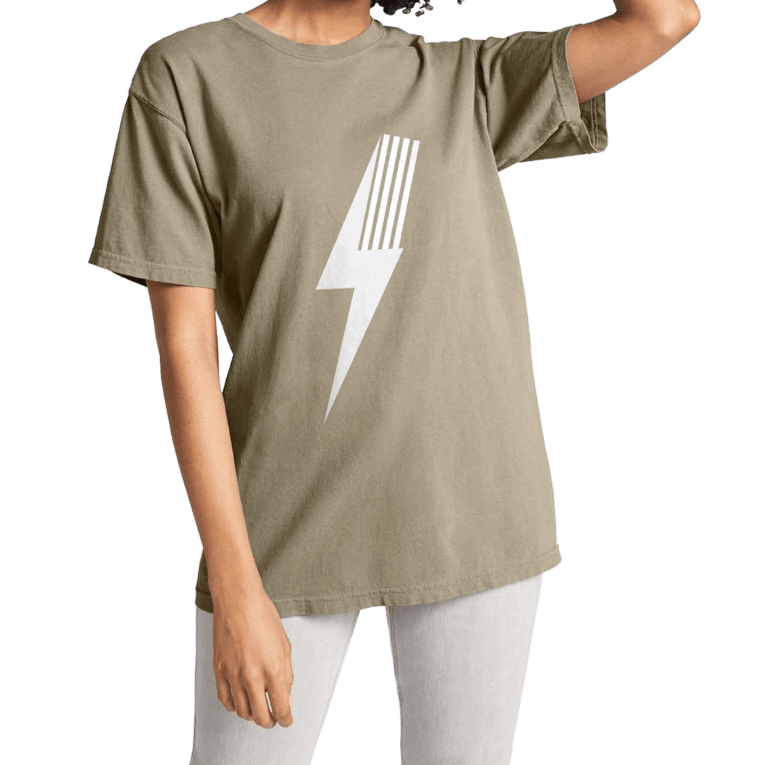 ADULT SPARK TEE - BEIGE