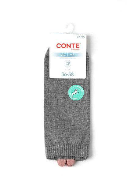 Cotton Ankle Socks Conte Active - 221 Picot Heart