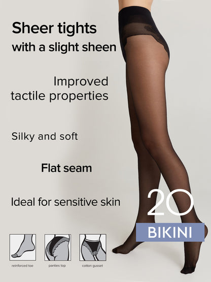 Tights Conte Bikini 20 Den - Ajour Top
