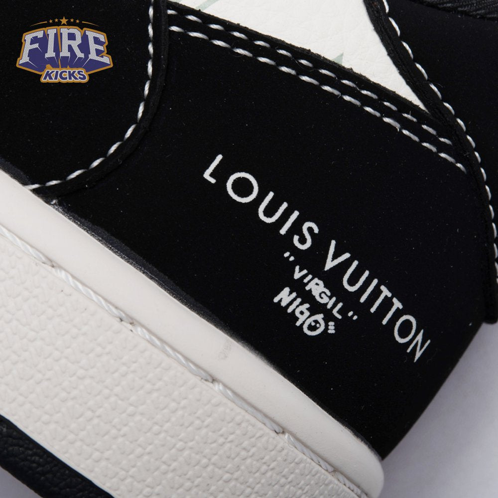 Travis Scott x Fragment Design x Air Jordan 1 Low OG SP Black Off White Grey LX1988-200 Unisex