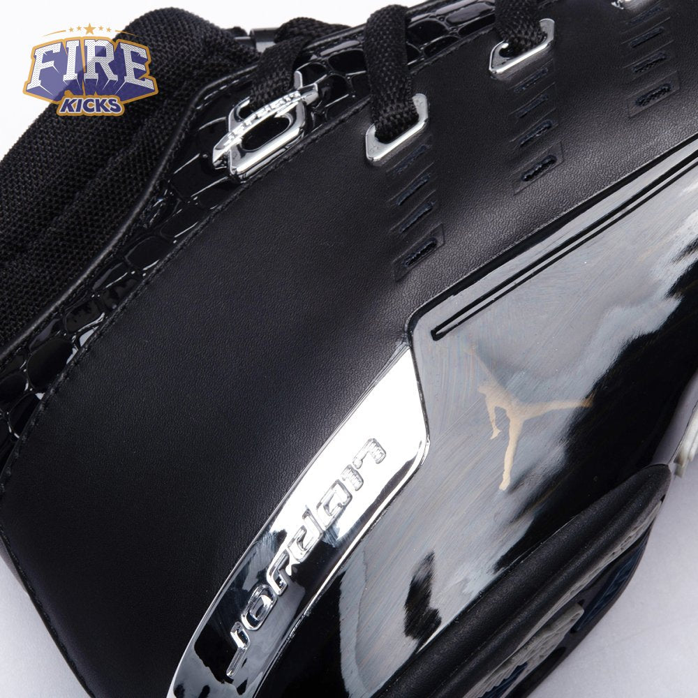 Jordan 17 OG Low Black Chrome 303891-004 Men's