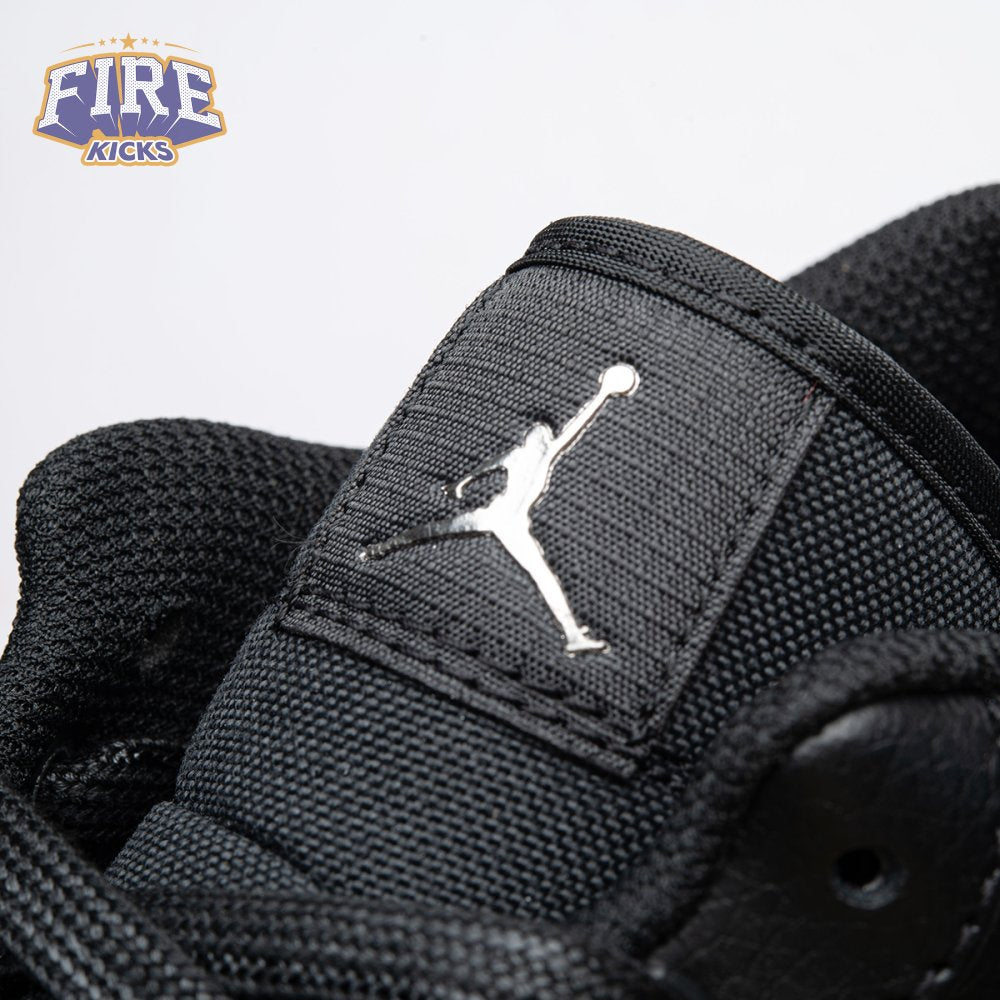 Jordan 1 Low Black White Dark Smoke Grey Unisex