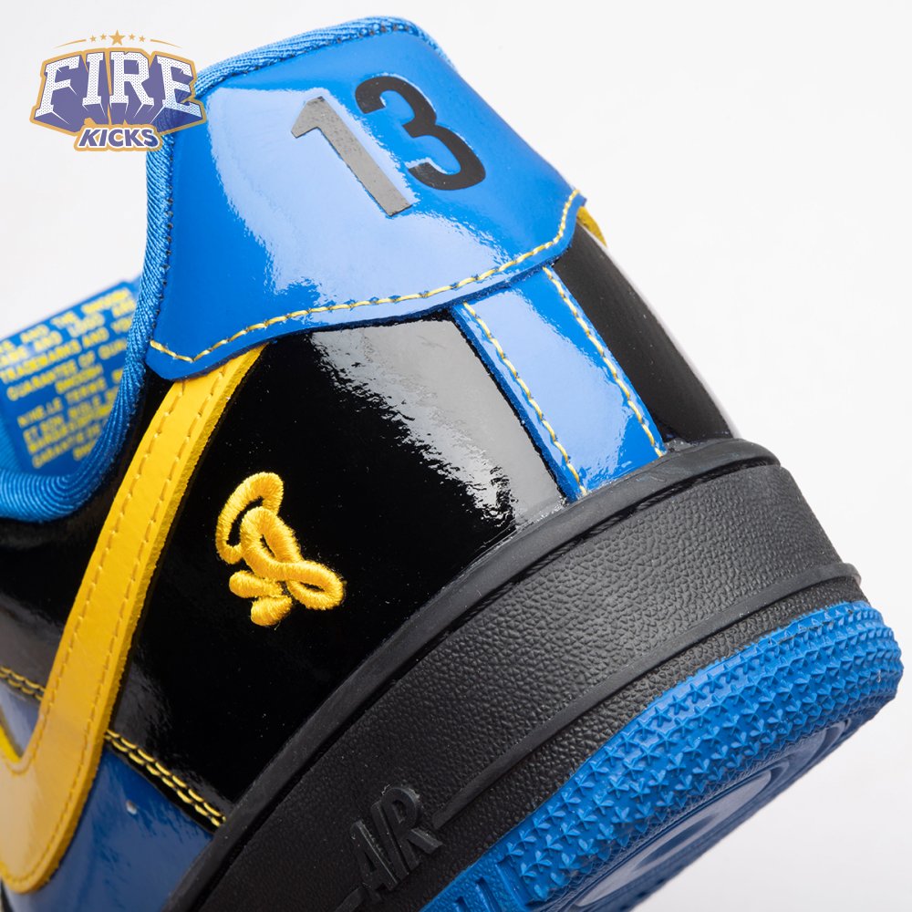 Nike Air Force 1 Low Syna Central Cee Black Optic Yellow IO1402-010 Unisex