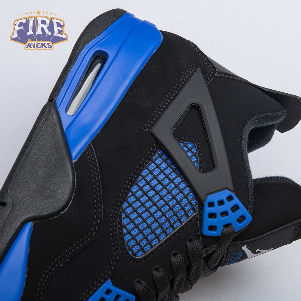 Jordan 4 Retro Black Blue Unisex