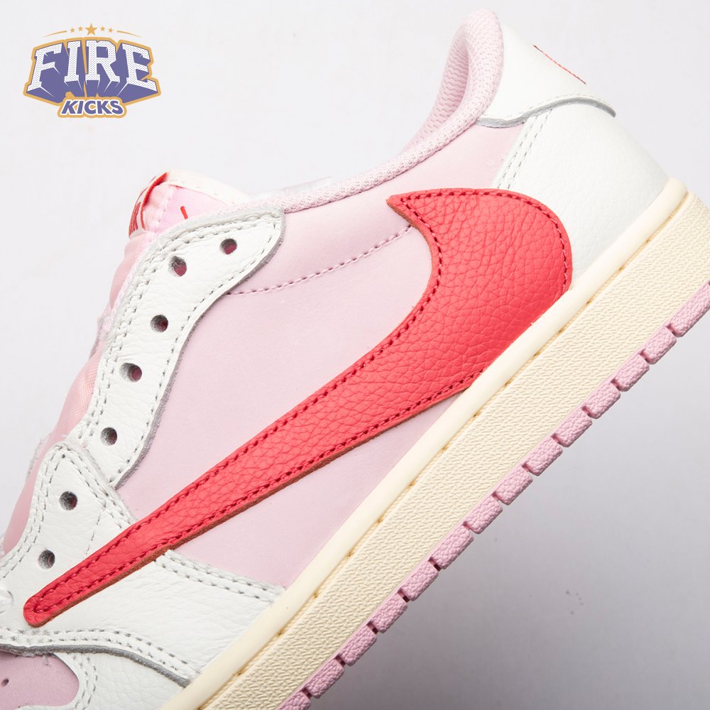 Travis Scott x Air Jordan 1 Low OG Tropical Pink IQ7604-101 Unisex