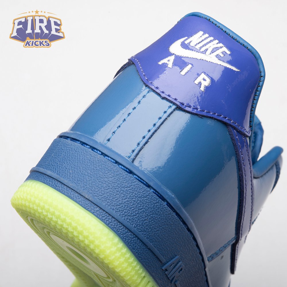 Nike Air Force 1 Low Patent Leather Mystic Navy Grape Ice IO4489-400 Unisex
