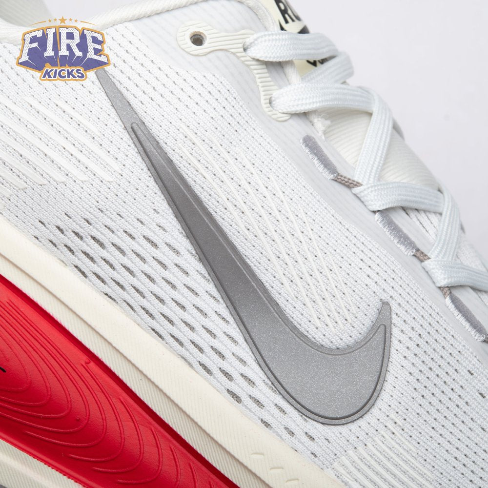 Nike Vomero 18 Platinum Tint Siren Red Light Smoke Grey Metallic Pewter HM6803-001 Unisex
