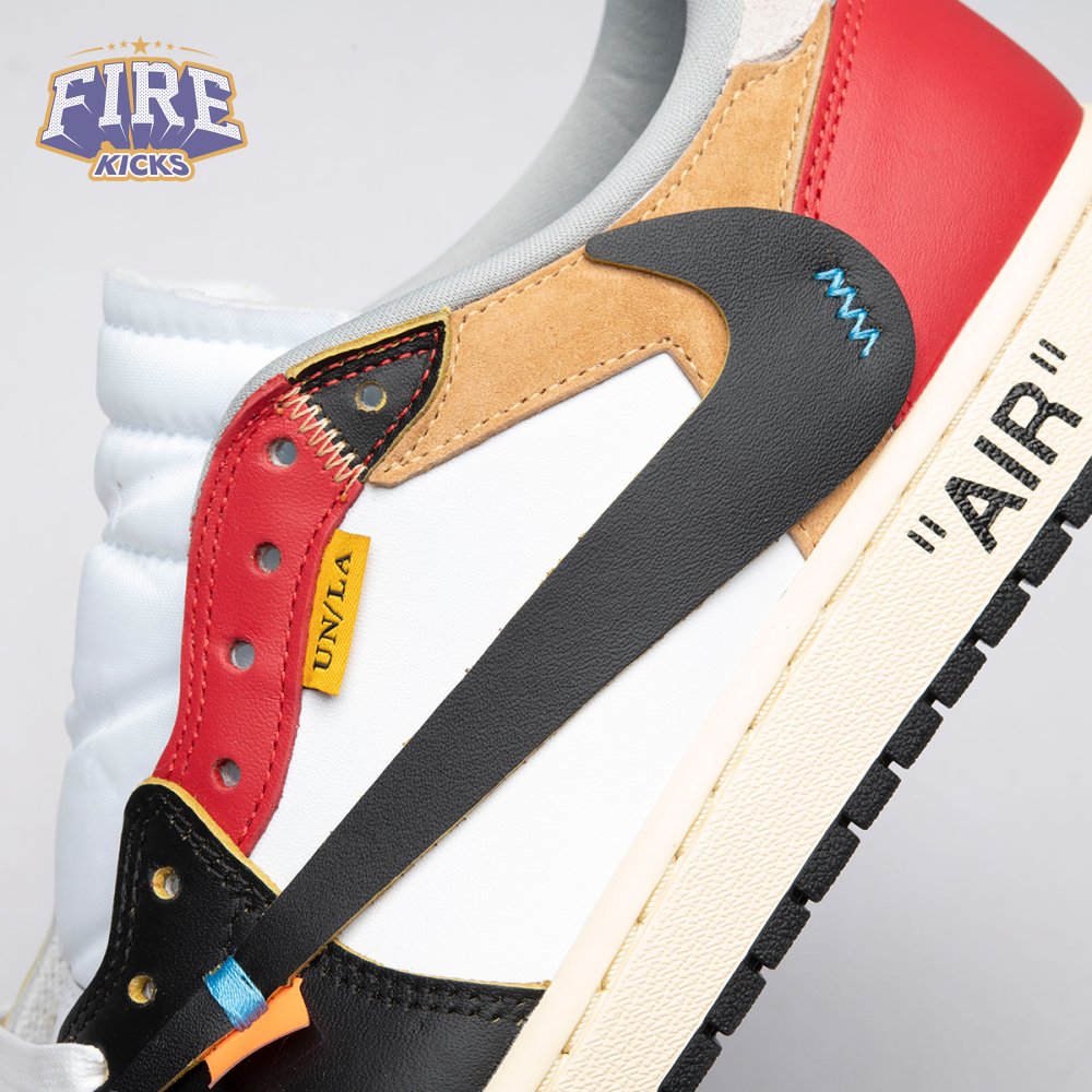 Travis Scott x OFF-WHITE x Air Jordan 1 XZ6868-005 Unisex