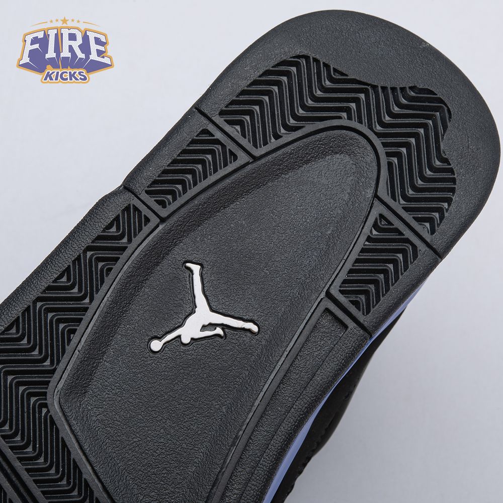 Jordan 4 Retro Black Blue Unisex
