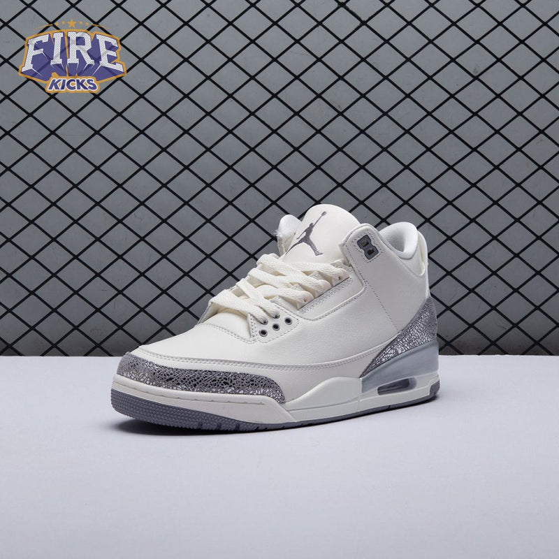 Jordan 3 Retro Sail Cement Grey CK9246-100 Unisex