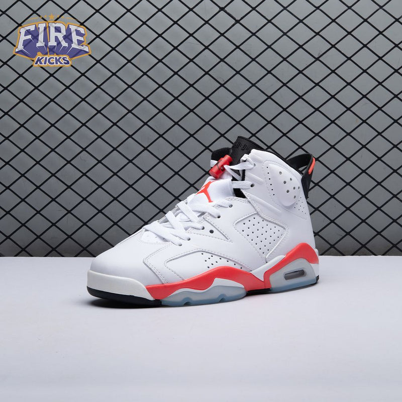 Jordan 6 Retro Infrared White 384664-123 Men's
