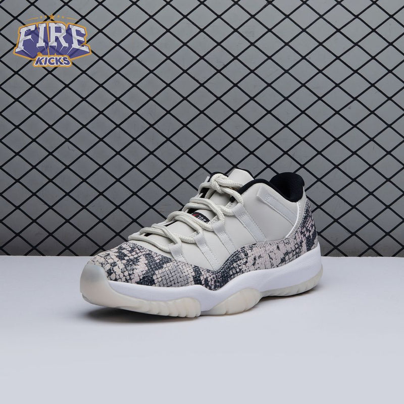 Jordan 11 Retro Low Snake Light Bone CD6846-002 Unisex