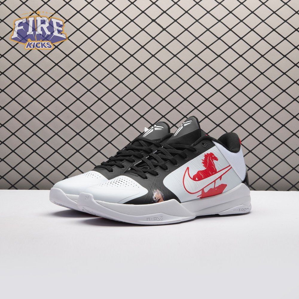 Nike Zoom Kobe 5 Protro White Black Men's