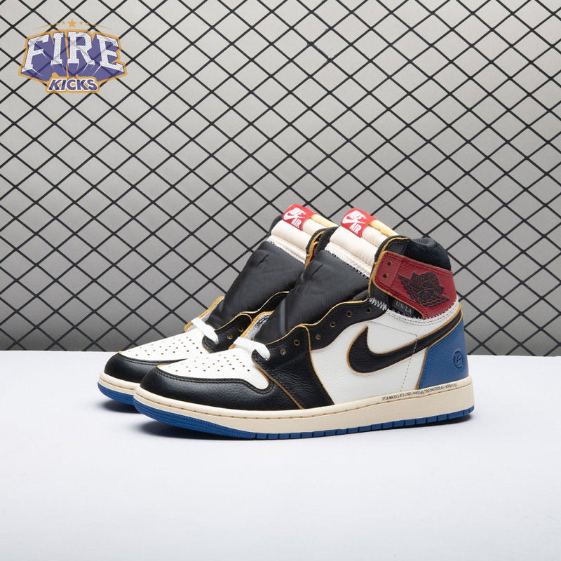 Jordan 1 Retro High OG SP Fragment x Union LA Varsity Red Sport Royal IO7847-002 Unisex