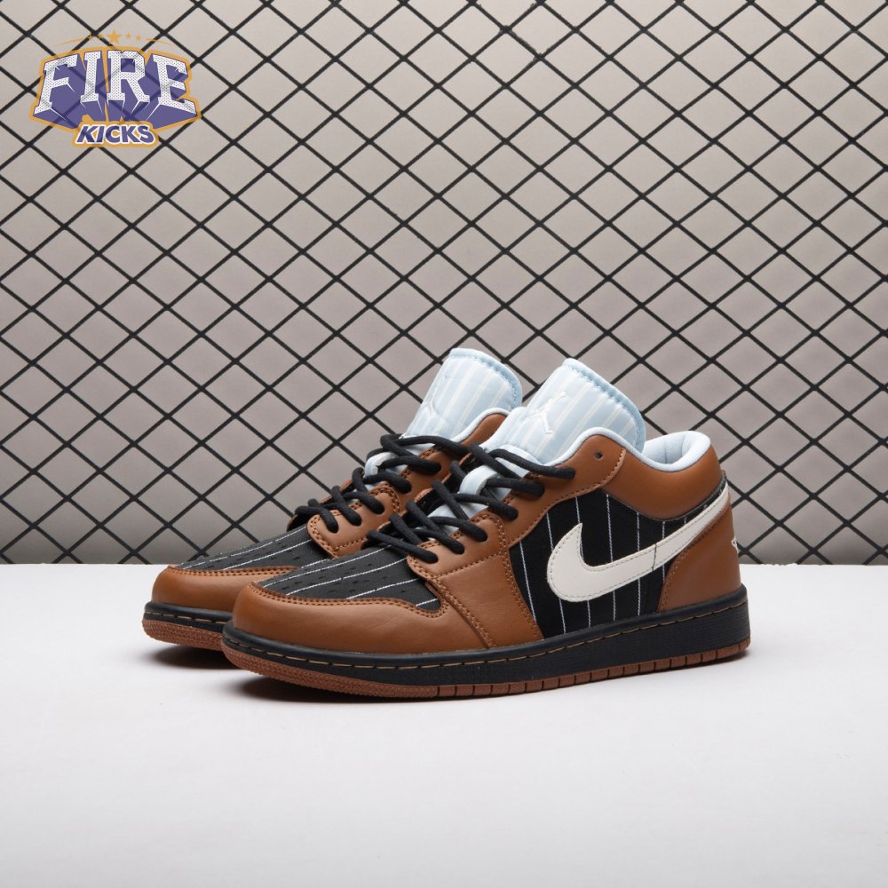 Jordan 1 Low SE Black Sail Light British Tan IR7560-010 Unisex