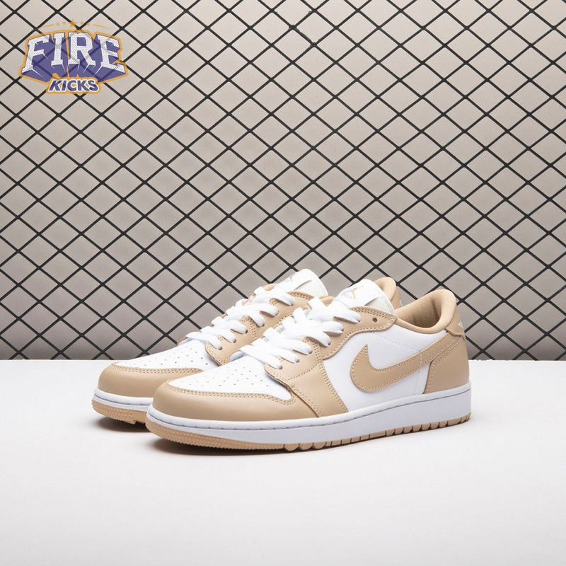 Jordan 1 Low Golf White Linen DD9315-117 Unisex
