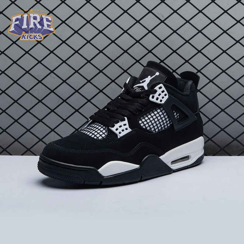 Air Jordan 4 Retro White Thunder FQ8138 001 Unisex