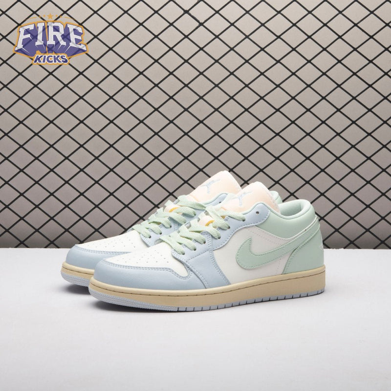 Jordan 1 Low Sail Jade Aura DC0774-108 Unisex