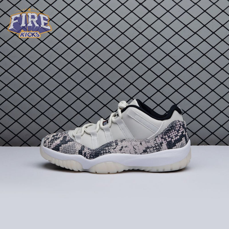 Jordan 11 Retro Low Snake Light Bone CD6846-002 Unisex