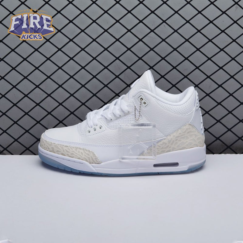 Jordan 3 Retro Pure White 136064-111 Unisex