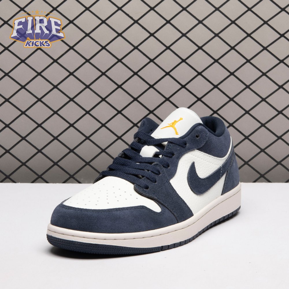 Jordan 1 Low SE Obsidian Suede IO7448-400 Unisex