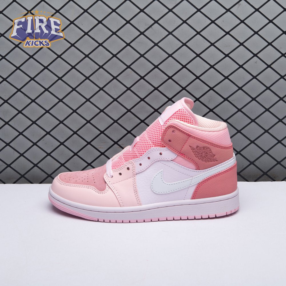 Jordan 1 Mid Digital Pink CW5379-600 Women's