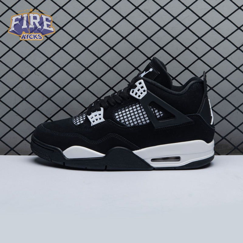 Air Jordan 4 Retro White Thunder FQ8138 001 Unisex