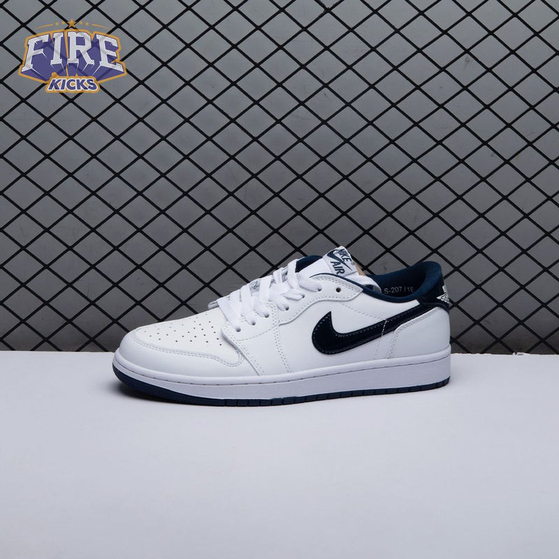Jordan 1 Retro Low '85 Metallic Blue FB9933-141 Unisex