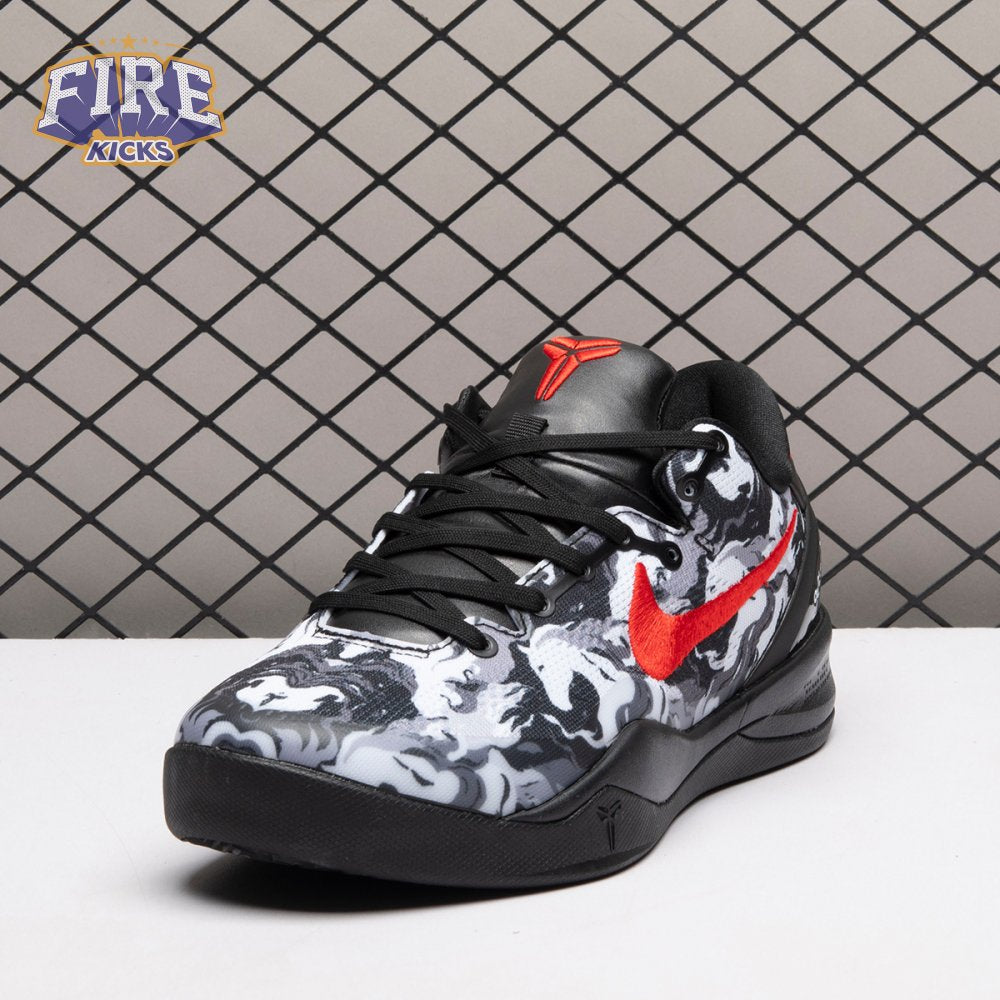 Nike Zoom Kobe 8 Protro Black White Eight Horses Men's