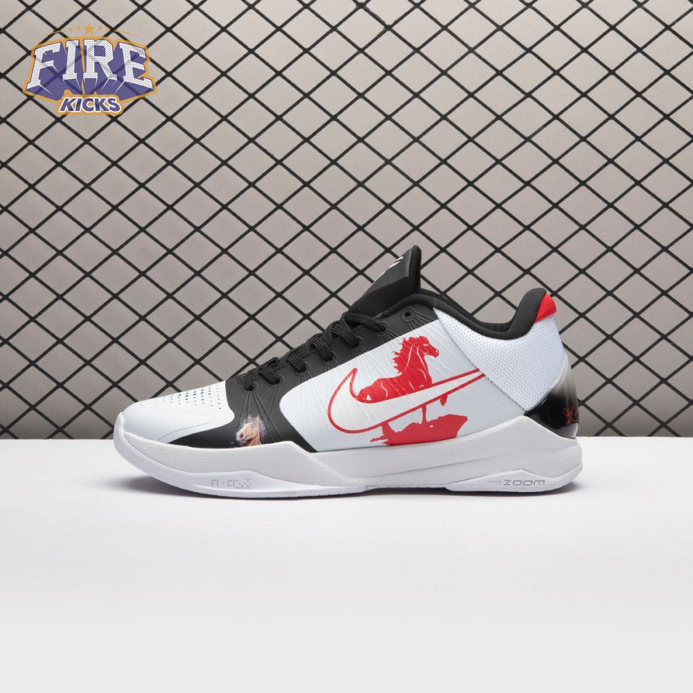 Nike Zoom Kobe 5 Protro White Black Men's