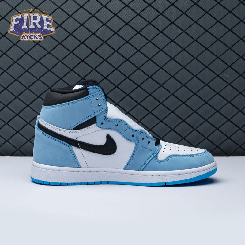 Jordan 1 Retro High White University Blue Black Unisex