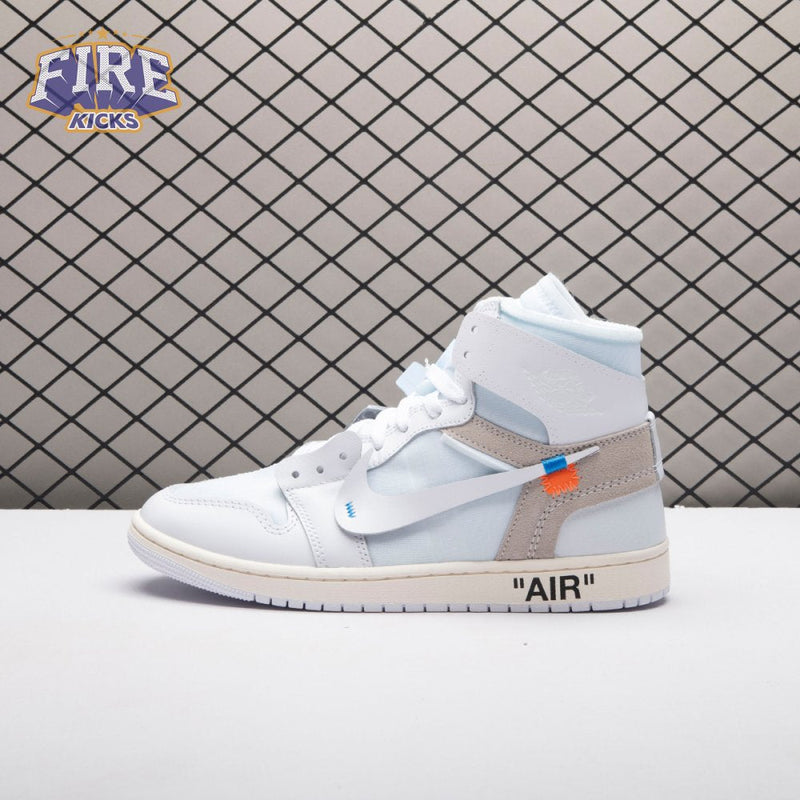 Jordan 1 Retro High Off-White Alaska AA3834-100 Unisex