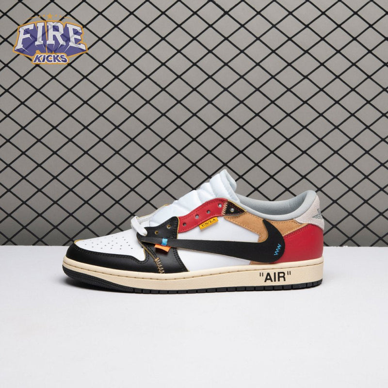 Travis Scott x OFF-WHITE x Air Jordan 1 XZ6868-005 Unisex